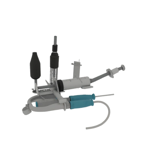 Emergency Syringe Model 3D Sim Asset for Studio Use