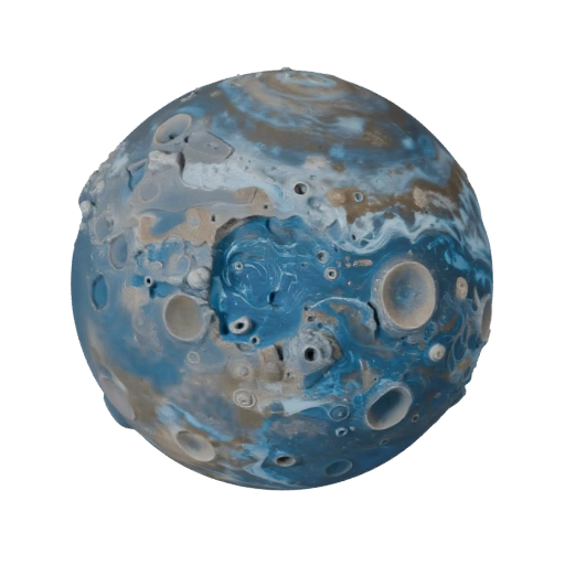 Gas Giant Asteroid Field 3D Asset for Studio Films