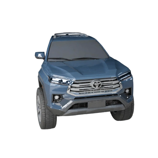3D модель внедорожника в стиле Toyota - высокополигональный PBR актив для