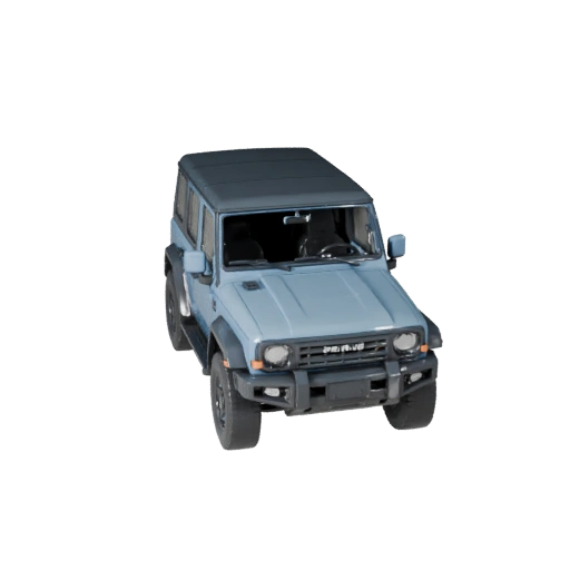 Утилитарный внедорожник 3D модель для Blender и игр - Реалистичный PBR (Legacy)