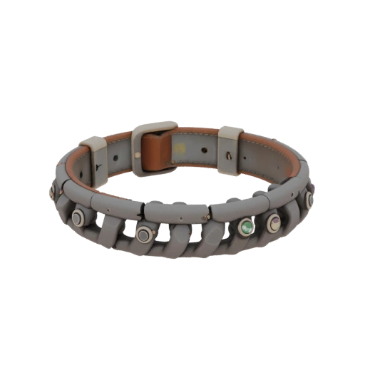 Collectible Tennis Charm Bracelet 3D Display Asset
