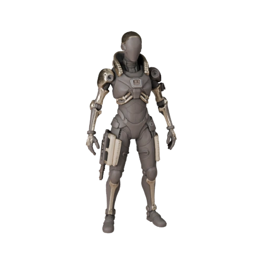 Киберпанк штурмовой персонаж - с ригом