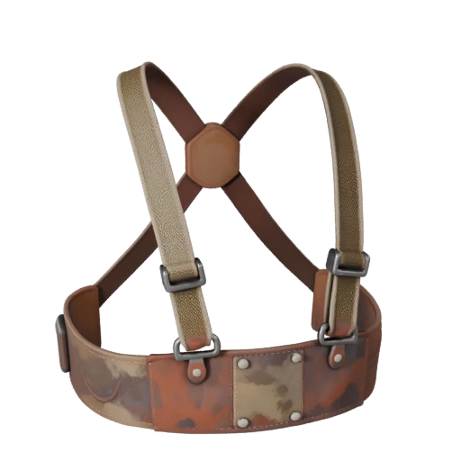 Utility Suspender Strap 3D Asset for Casual Engines
