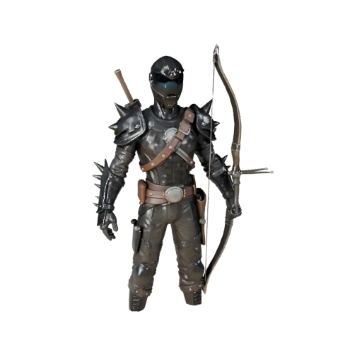 Фэнтези Рейнджер Командер Модель Персонажа - С Ригом