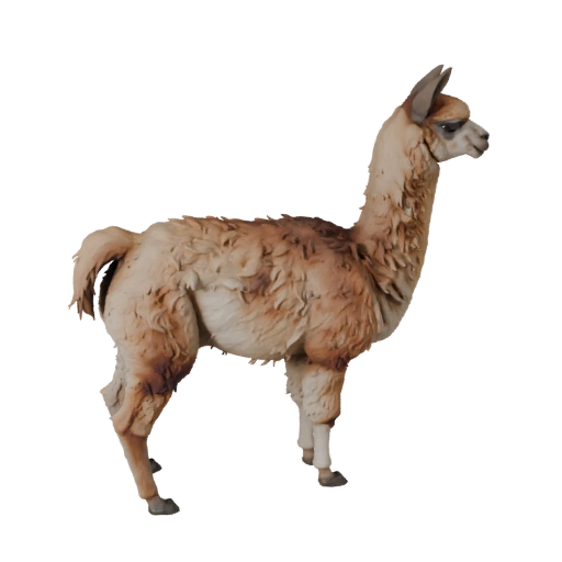 Реалистичная 3D модель ламы - rigged PBR ассет для игр | Royalty-Free