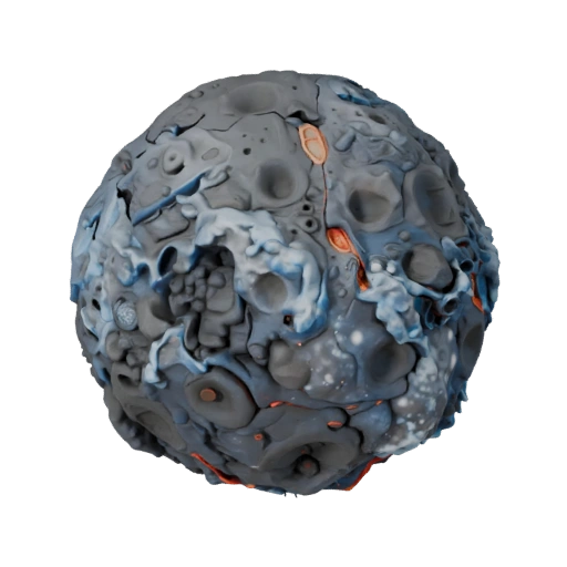 Lava Asteroid Field 3D Kit Asset for Studio Builds