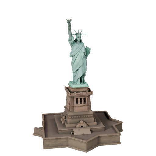 Modello 3D Statua della Libertà per Unreal - Asset Realtime