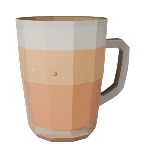 Smoothie Tea Mug 3D Game Asset for Realtime Engines