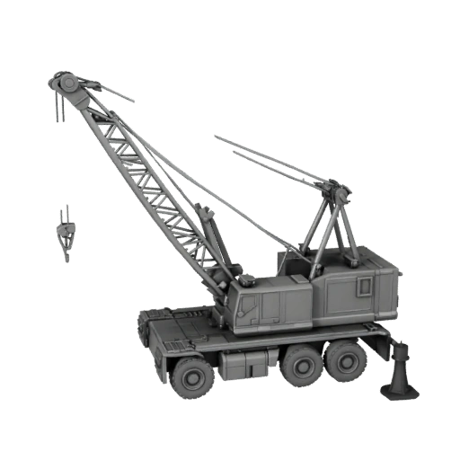 Печатный мобильный кран STL 3D модель для коллекционирования