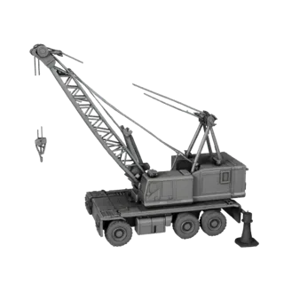 Печатный мобильный кран STL 3D модель для коллекционирования