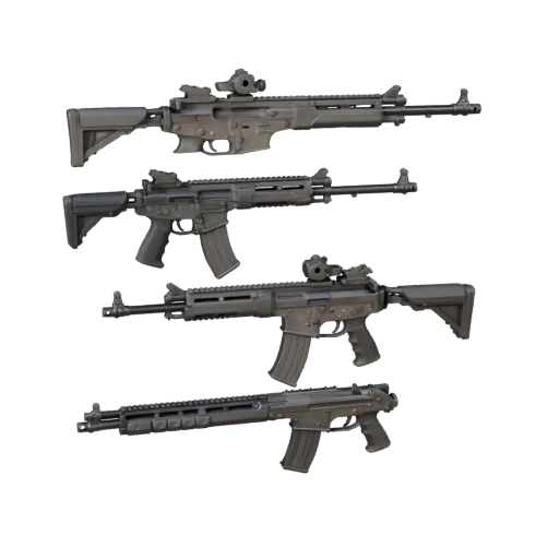 Tactical Blaster Prop 3D Asset for Game Engine Use