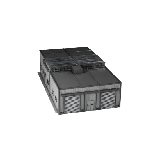 Kit Industrial Modular Imprimível STL Modelo 3D - Asset de Escala