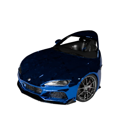 Высокополигональная 3D модель купе для студийных рендеров, PBR