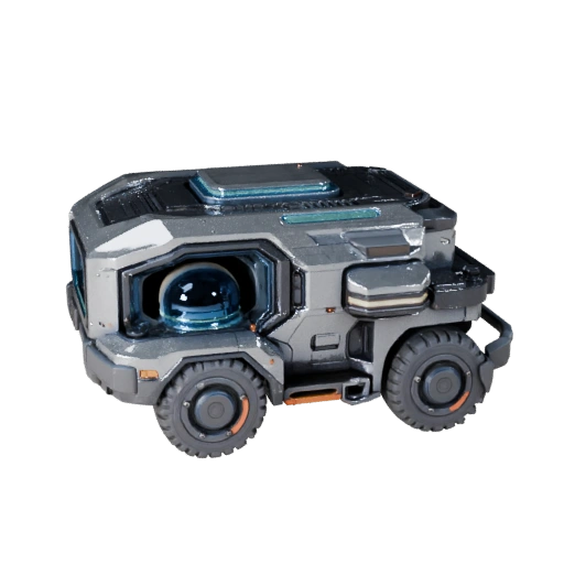 3D модель ховер-трака для Blender и игр - Реалистичный PBR