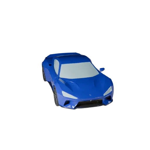 Печатный гиперкар STL 3D модель - Дисплей и Коллекционирование