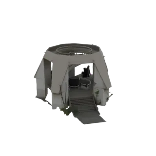 Футуристическая входная структура 3D Модель