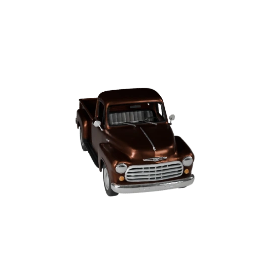 Винтажный пикап 3D модель для Blender и игр -