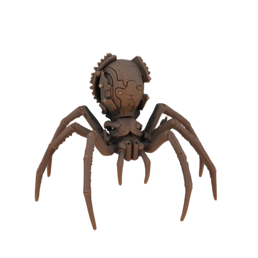 Миниатюра паука врага в стиле темного фэнтези STL
