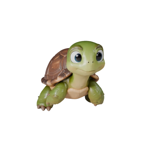 Мультяшная черепаха 3D модель - Стилизованный ассет для анимации | PBR