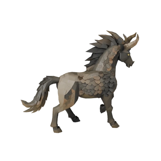 Низкополигональный кентавр 3D модель - Игровой ассет для Unity с FBX | Бесплатно