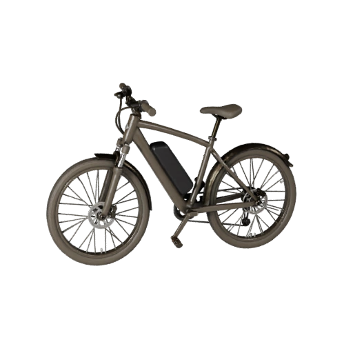 Электровелосипед 3D модель для Blender и игр - PBR ассет