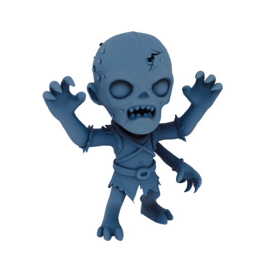 Темное фэнтези зомби враг миниатюра STL - Rush
