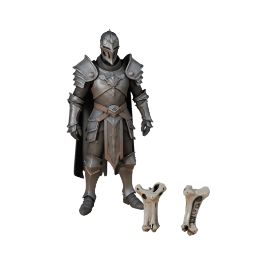 Реалистичная модель персонажа Рыцарь Аркейнов - с ригом