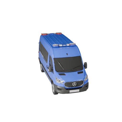 3D модель скорой помощи для Unreal Engine - Готовый игровой ассет