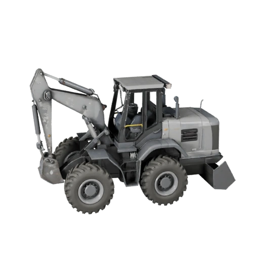 3D модель фронтального погрузчика для Unreal Engine - готов к игре