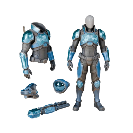 Модель персонажа в стиле Sci-Fi - с ригом