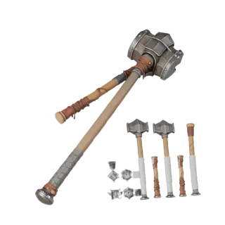 Тренировочная Булава 3D Игровой Ассет для Уровней Движка
