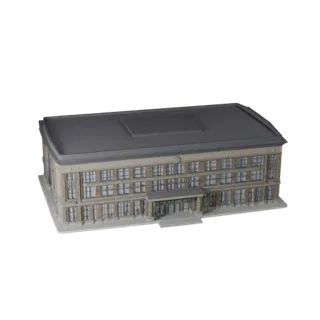 3D модель общественного павильона для Blender - Рендер-ресурс