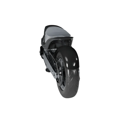 Высокополигональный ретро-скутер 3D модель для студийных рендеров