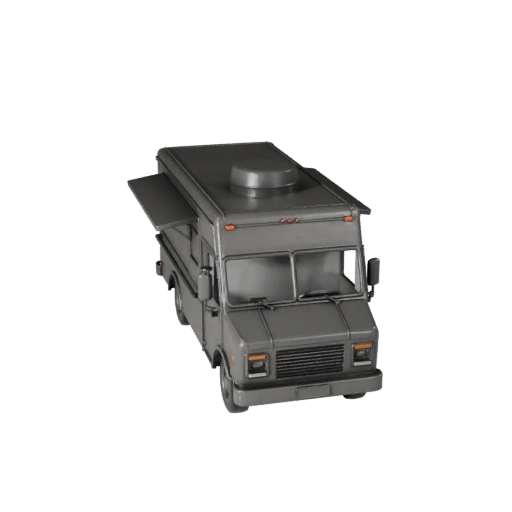 Печатный фудтрак STL Модель - Коллекционный дисплей