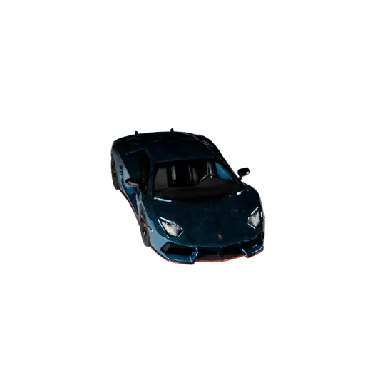 Готовая для игр 3D модель Supercar, вид в три четверти в студии, готовый к производству транспортный актив с линиями кузова,