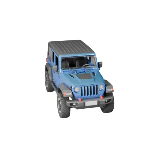 Печатный джип-стиль внедорожник STL 3D модель для коллекционных предметов и