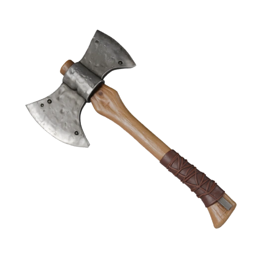 Training Axe Prop 3D Model for Cinematic Animation