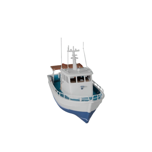 Рыболовное судно 3D модель для Blender - Готовый к рендерингу ассет