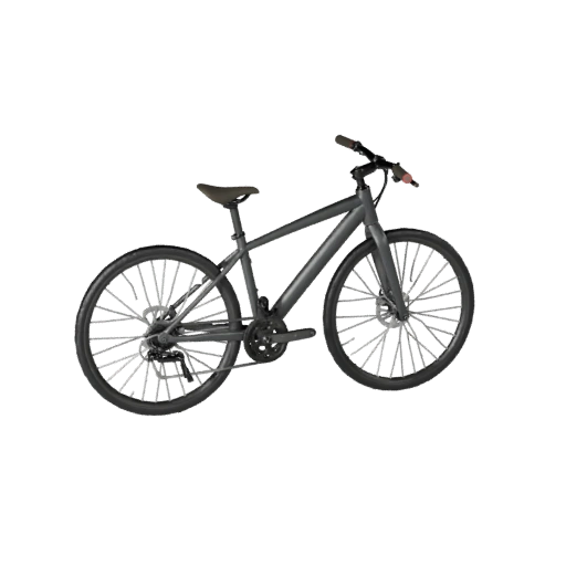 Спортивный велосипед 3D модель для Unity - Низкополигональный игровой ресурс