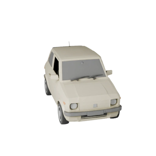 Высокополигональная 3D модель хэтчбека для студийных рендеров, PBR (Legacy)