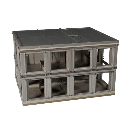 Druckbarer modularer Ladenfront-Bausatz STL 3D-Modell - Maßstabsgetreues Asset