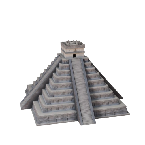 3D модель Пирамиды Чичен-Ица для Unreal - Asset в реальном времени