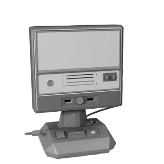 Минималистичная веб-камера 3D-модель для игровых уровней