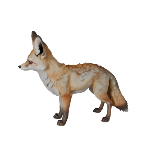 Реалистичный фенек 3D модель - rigged PBR ассет для игр