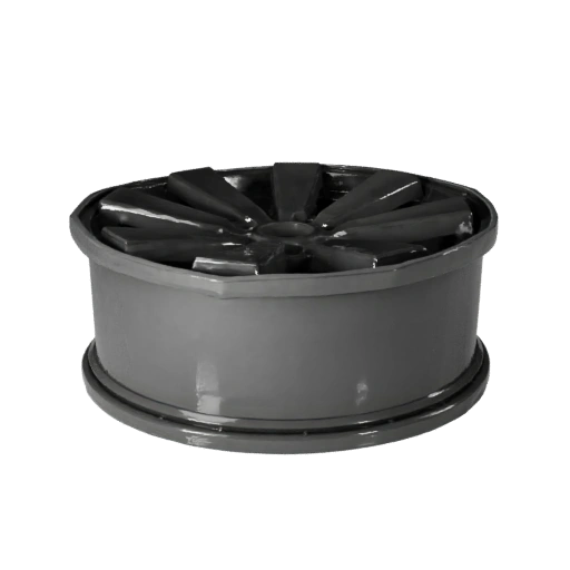 Низкополигональное 3D-модель колеса автомобиля для Unity и Unreal PBR Asset