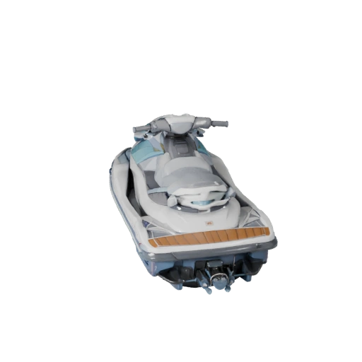 3D модель гидроцикла для Blender и игр - PBR ассет