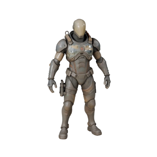 Научная фантастика Закаленный в боях персонаж - с ригом