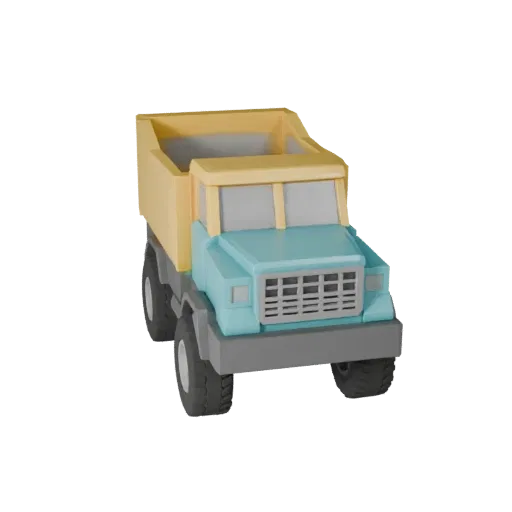 Высокополигональный эвакуатор 3D модель для студийных рендеров PBR
