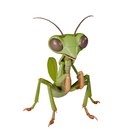 Мультяшный богомол 3D модель - Стилизованный ассет для анимации