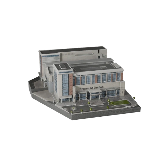Convention Center 3D Model for Unreal - Realtime Asset